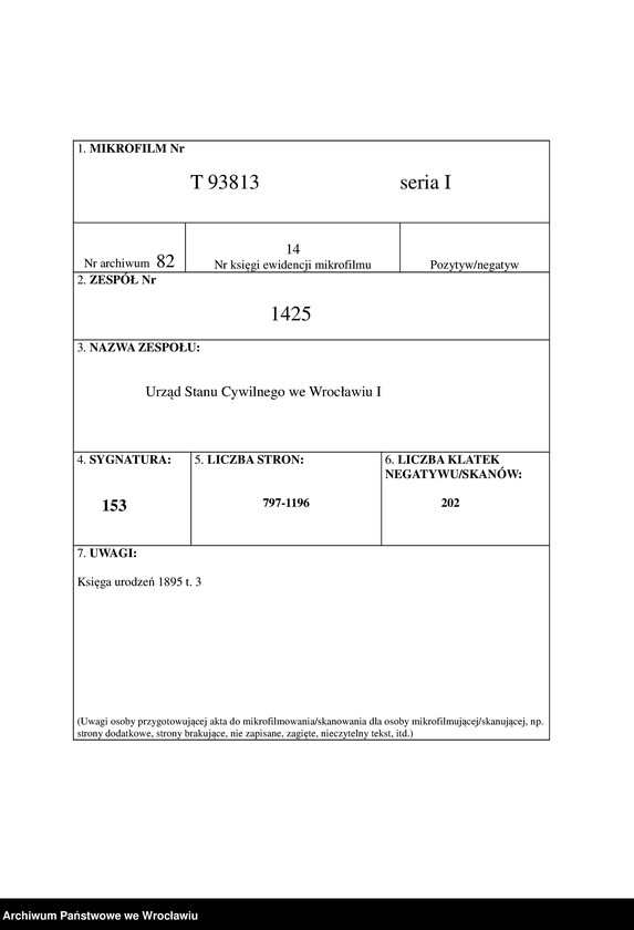 image.from.unit.number "Geburts-Haupt-Register Breslau I 1895 Band 3"