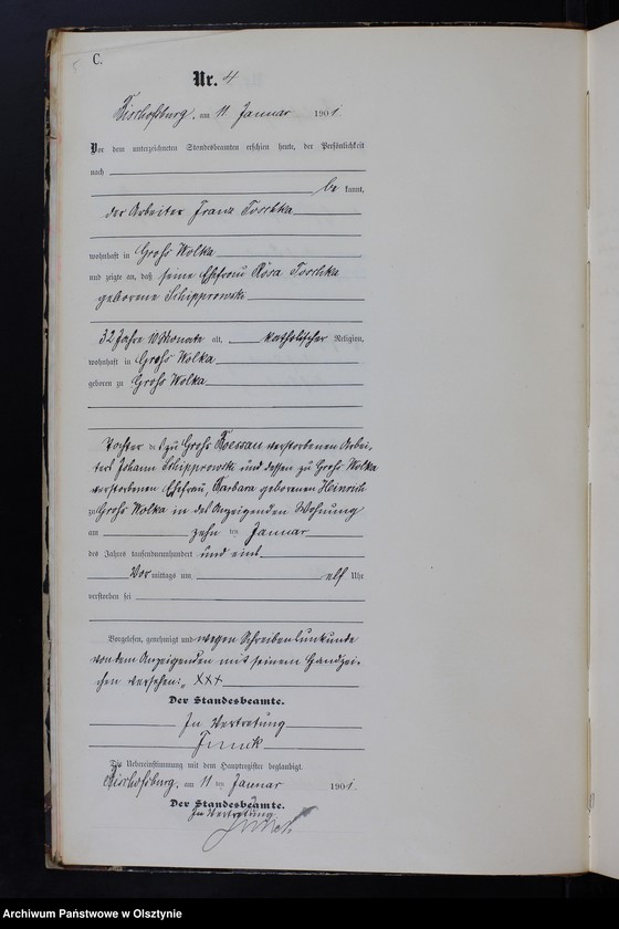 image.from.unit.number "Sterbe-Neben-Register Nr 1 - 134"