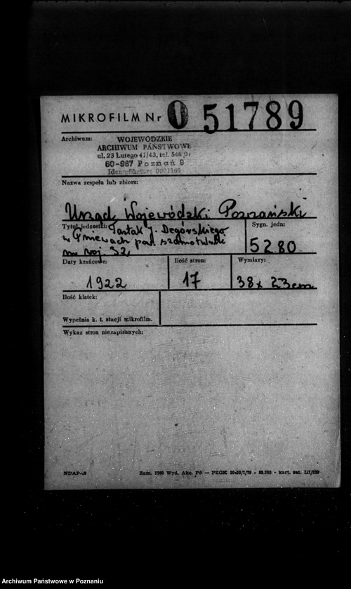 Obraz 2 z jednostki "Tartak J. Degórskiego w Pniewach powiat szamotulski nr woj. kotła 32"