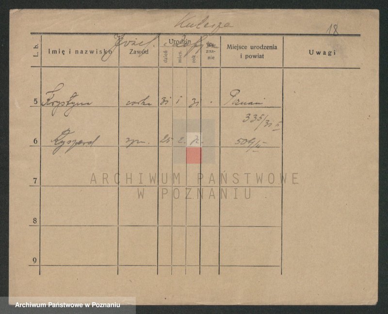 Obraz 17 z jednostki "Kulesz - Kulpacki"