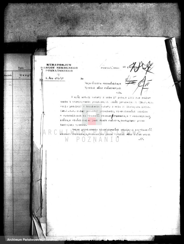 Obraz 5 z jednostki "Szkoła katolicka w Podstolicach /przyjęcie nieruchomości szkolnych na własność obszaru dworskiego/"