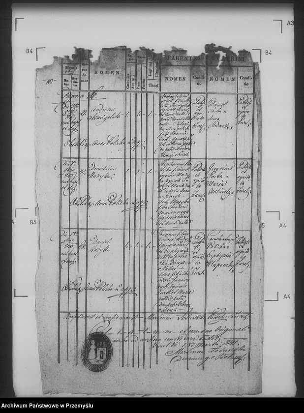 Obraz 14 z jednostki "[Kopie ksiąg metrykalnych parafii Żużel z filią Cebłów (dekanat Bełz)]"