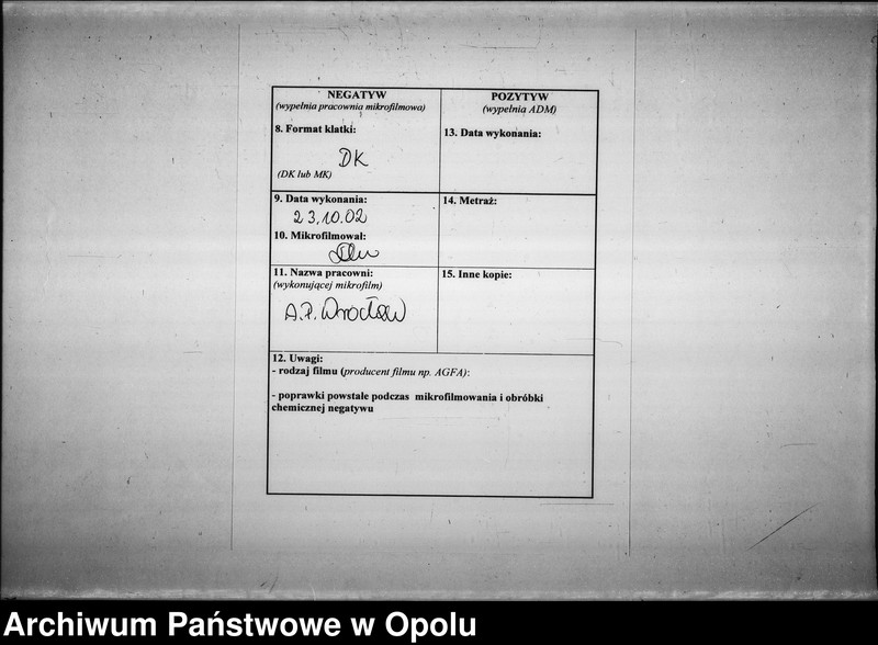 Obraz 2 z jednostki "Zarząd Majątków w Opolu wzywa Bartka Barteczka do wpłacenia w ciągu 8 dni 40 talarów zapisanych na rzecz Jakuba Barteczka."