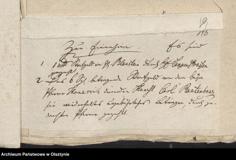 image.from.unit.number "Armen-Kassen-Rechnung von Schwarzstein"