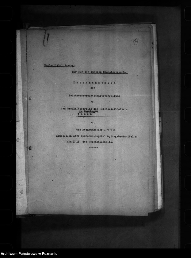 Obraz 15 z jednostki "Reichsdomänenverwaltung. Reichsbodenfonds. Reichswasserwirtschaftsverwaltung. Landeskulturverwaltung"