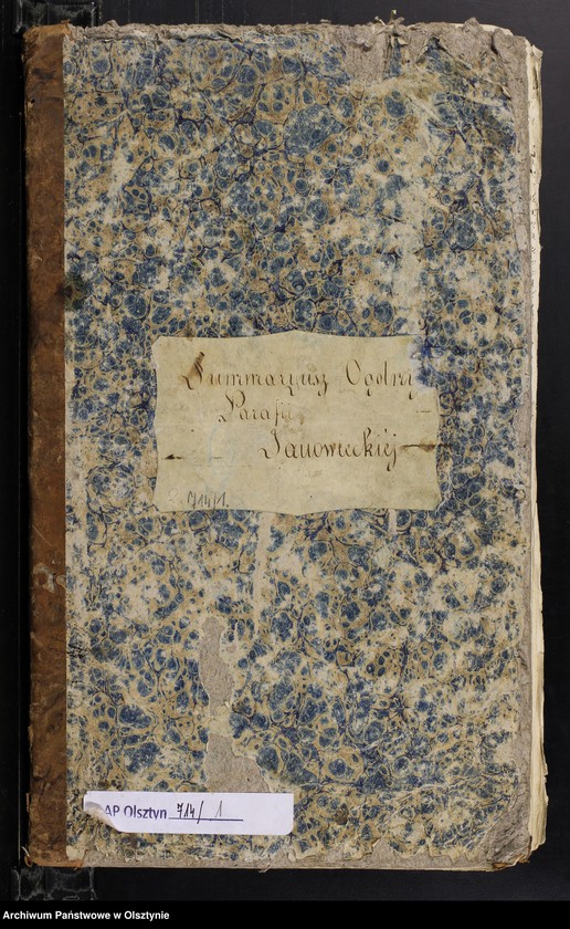 image.from.unit.number "Summaryusz Ogolny Parafii Janowieckiej (Ogolny Summaryusz Alfabetyczny Metryk Urodzenia i Chrztu oraz Zaślubienia i Zejscia w Księgach siedmiu dawnych Metryk Kościelnych od Roku 1722 Miesiąca Lutego do Roku 1808 włącznie przy Kościele Parafialnym w Janowcu znajdujacych się. Uformowany przez Xiedza J. Miszewskiego)"