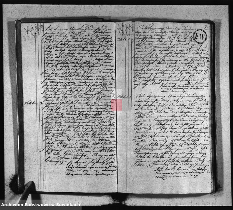 image.from.unit.number "Akta Zaślubionych Gminy Berznickiey od Dnia 1-o Stycznia 1820 Roku"