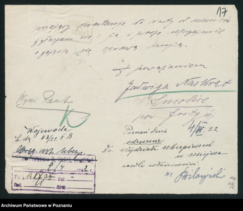 Obraz 19 z jednostki "Invaliden - Wittwen und Weisen Pensionskasse [odwołanie do Ministerstwa]"