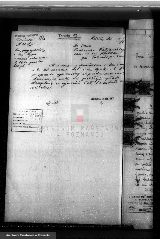 Obraz 16 z jednostki "Sprawa wydzielenia gruntów leśnych z majątku Rysin powiat koniński"