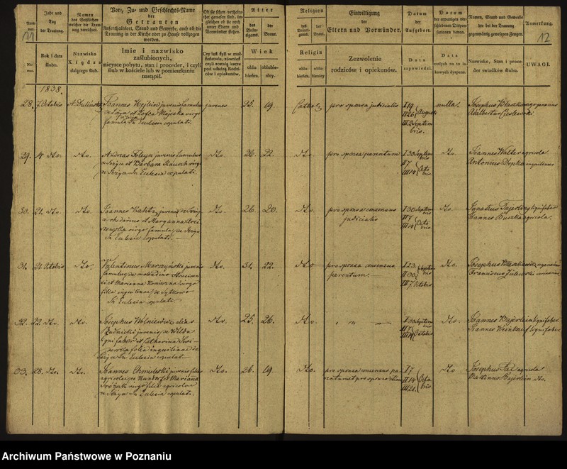 Obraz 9 z jednostki "Księga małżeństw"