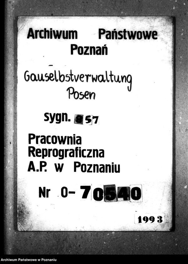 Obraz 1 z jednostki "Leihvertrag - Raczynski Gemälde-Galerie."