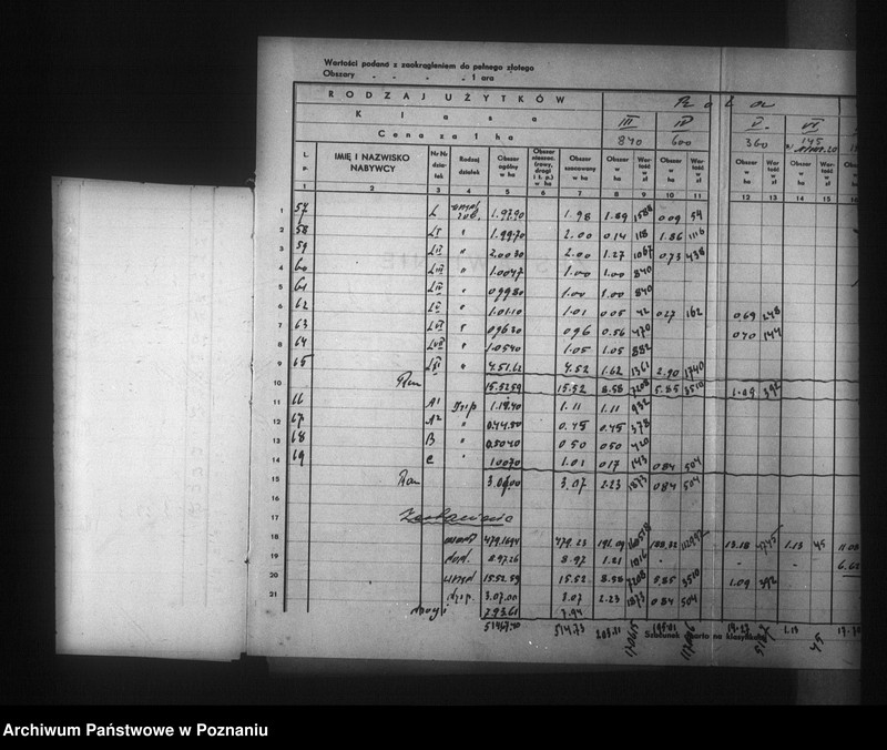 Obraz 11 z jednostki "Operat szacunkowy parcelacyjny majątku Kotomierz powiatu bydgoskiego"