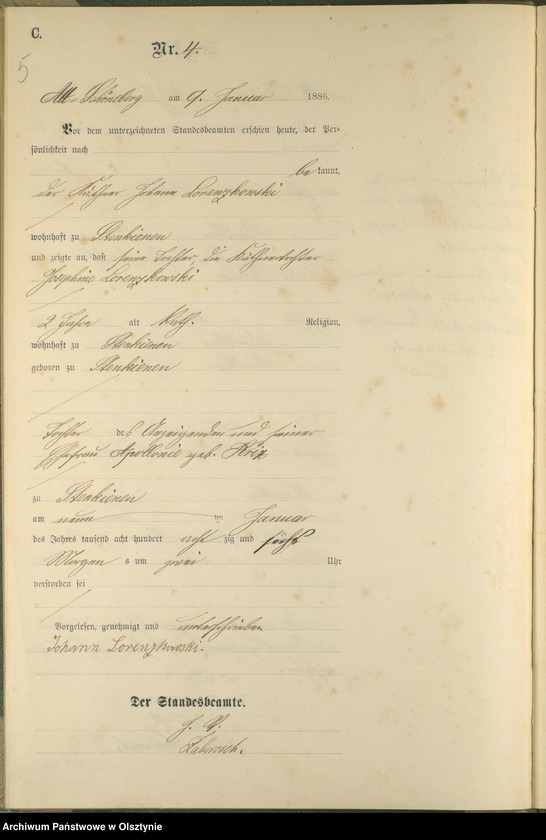 image.from.unit.number "Sterbe-Haupt-Register Nr 1 - 71"