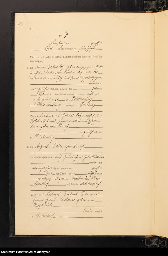 image.from.unit.number "Heirats-Haupt-Register Nr 1-27"