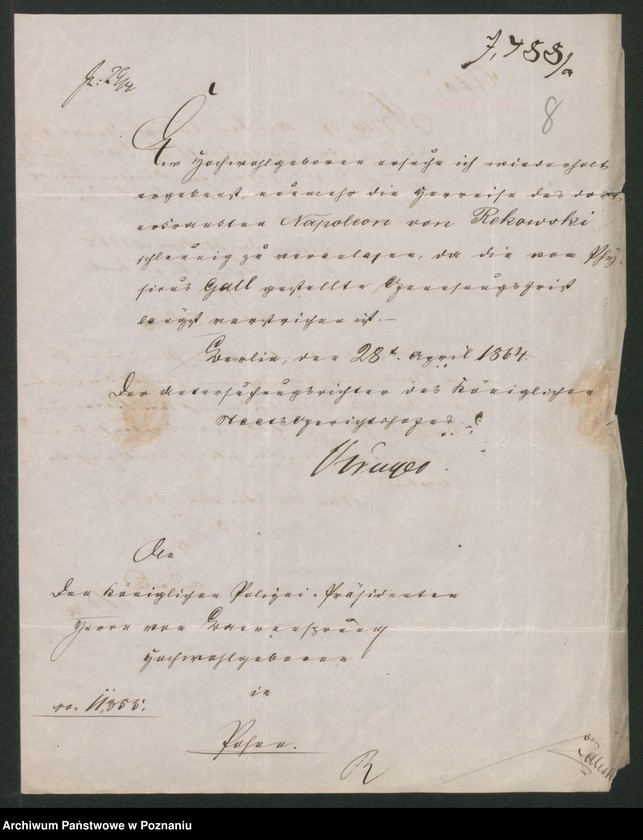 Obraz 13 z jednostki "A. betr. Napoleon und Kasimir von Rekowski"