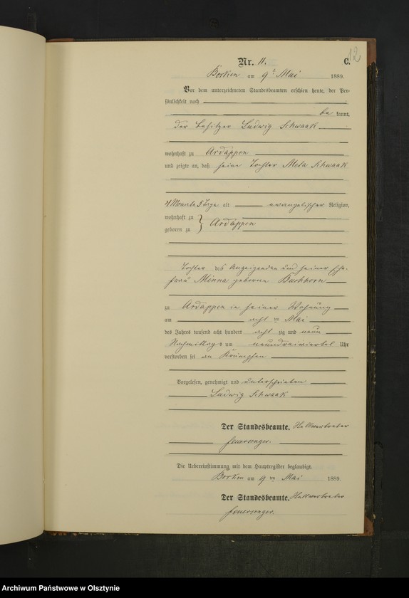 image.from.unit.number "Sterbe-Neben-Register Nr 1 - 17"