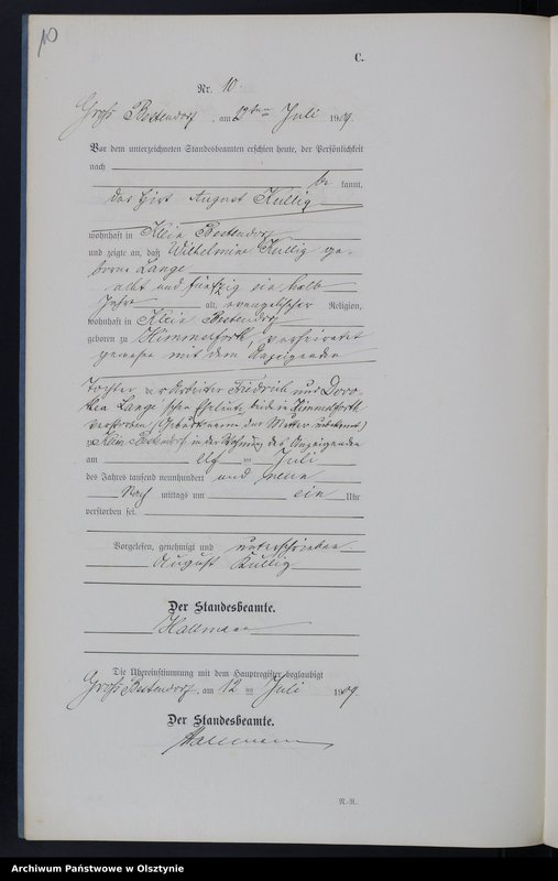 image.from.unit.number "Sterbe-Neben-Register Nr 1 - 15"