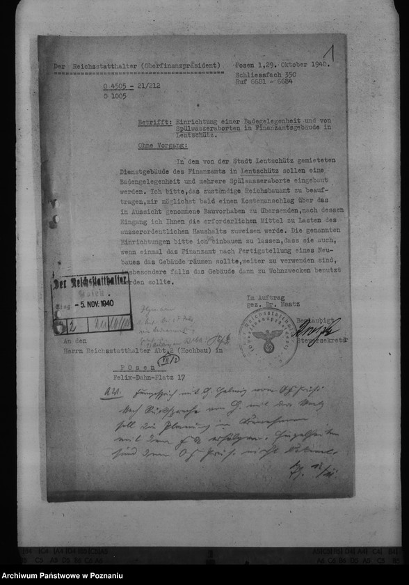 Obraz 5 z jednostki "Unterbringung der Finanzämter"