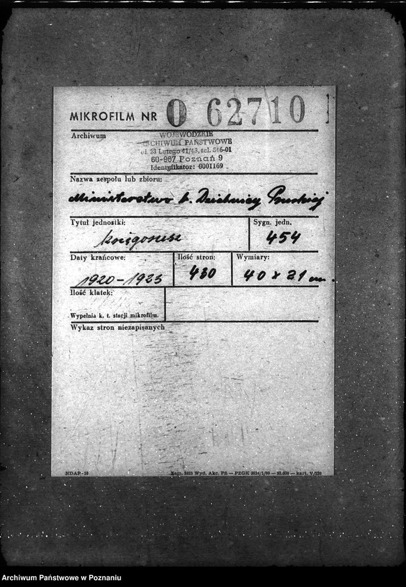 Obraz 1 z jednostki "Sprawy ogólne Wykazy chorób zaraźliwych,- księgosusz -"