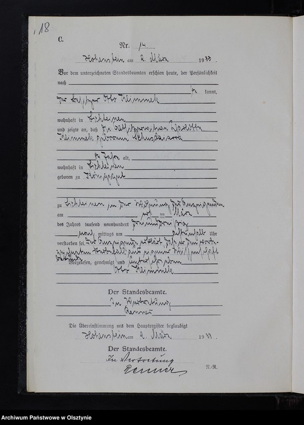 image.from.unit.number "Sterbe-Neben-Register Nr 1 - 84"