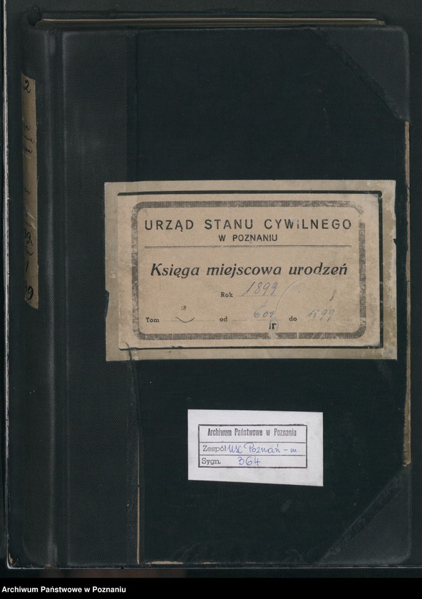 Obraz 2 z jednostki "Księga urodzeń t. II"