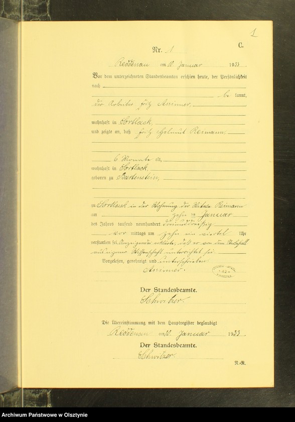 image.from.unit.number "Sterbe-Neben-Register Nr 1 - 17 [ Księga zgonów - wtóropis ]"