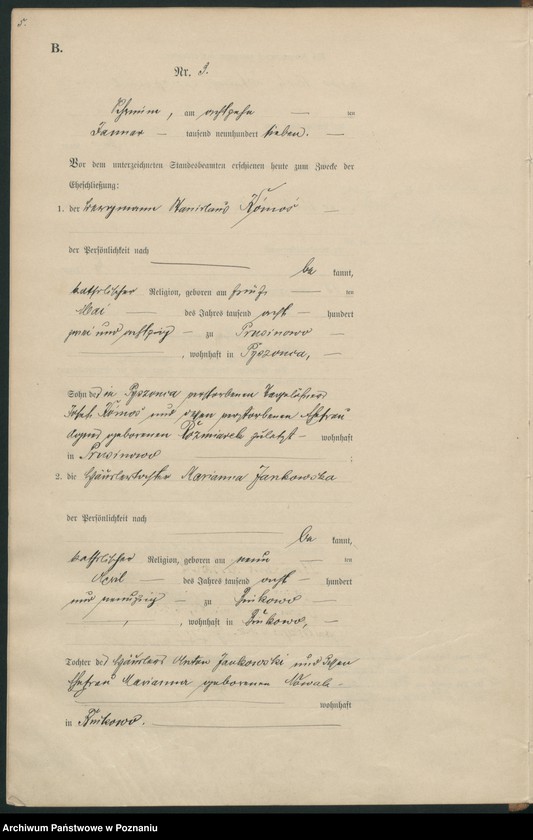 Obraz 8 z jednostki "Heirats-Haupt-Register"