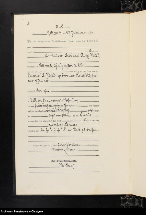 image.from.unit.number "Geburts-Haupt-Register Nr 1 - 88"