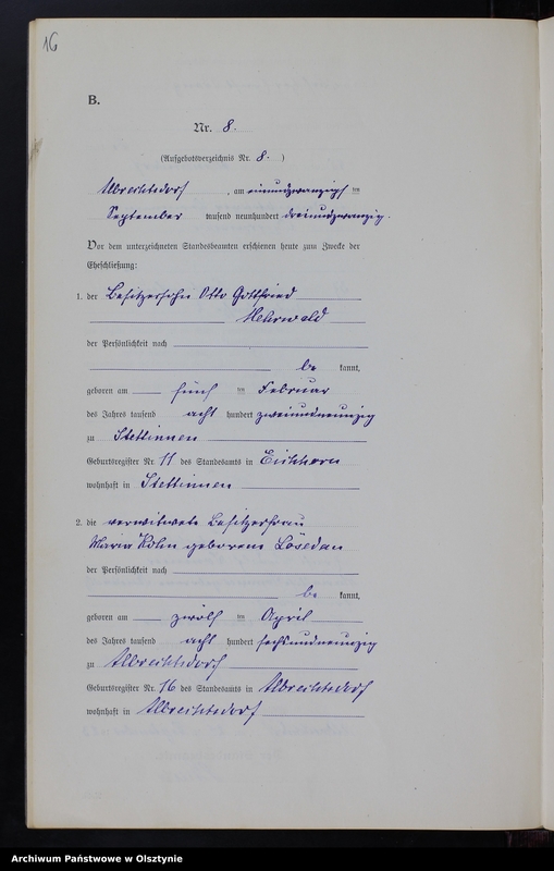 image.from.unit.number "Heiraths-Neben-Register Nr 1 - 11 [ Księga małżeństw - wtóropis ]"