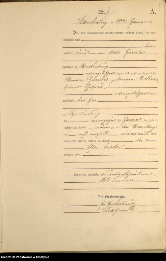 image.from.unit.number "Geburts-Haupt-Register Nr 1 - 199"