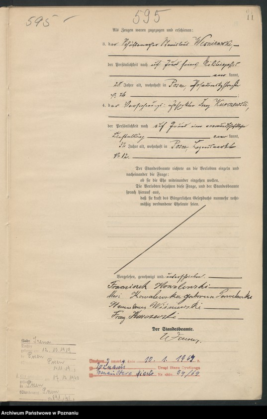 Obraz 12 z jednostki "Księga miejscowa małżeństw tom III [Rejestr główny małżeństw]"