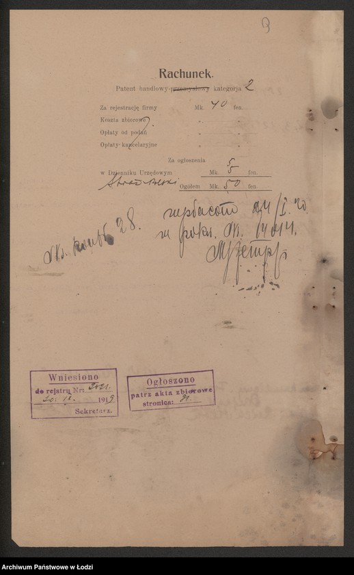 Obraz 11 z jednostki "Maks E. Reichstein – dom handlowy"