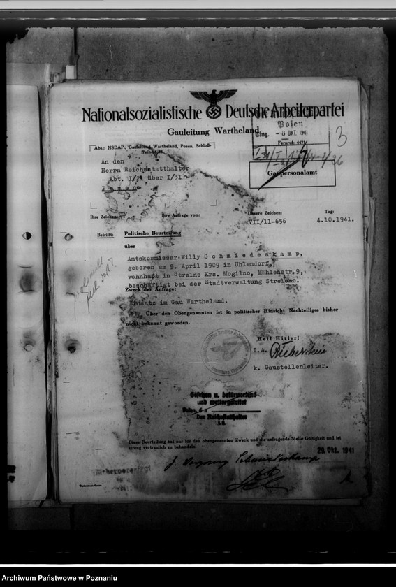 Obraz 8 z jednostki "Schmiedeskamp und Siegmund - komisarze obwodowi"