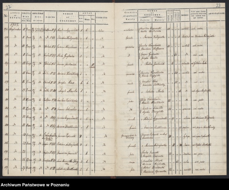 Obraz 14 z jednostki "Księga zgonów"