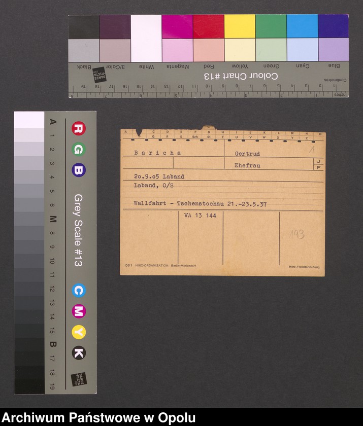 Obraz 3 z jednostki "[Baricha Gertrud, ur. 20.9.1905 Laband]"