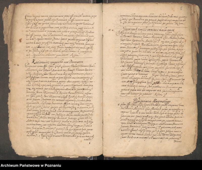 Obraz 8 z jednostki "Protocolon officii consularis Posnaniensis."