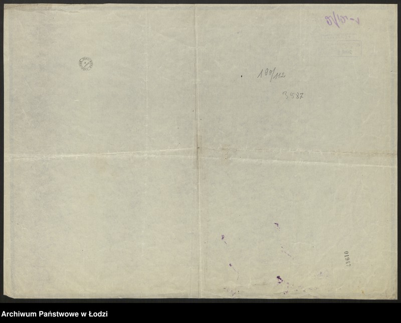 Obraz 2 z jednostki "Plan m. Łodzi 1:2000, odbitka. Sekcja NW32"