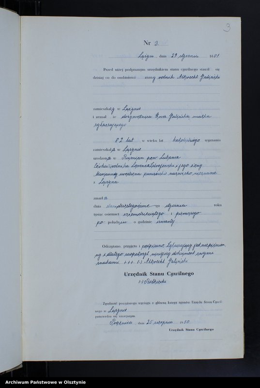 image.from.unit.number "Księga zgonów Nr 1 - 44,1 - 55,1 - 41,1 - 60,1 - 44,1 - 40 i 1 - 47 /brak 1885 - 1886,1888 i 1890/ /przepisana w języku polskim z oryginału niemieckiego w dniach 11.08.-9.09.1950/"