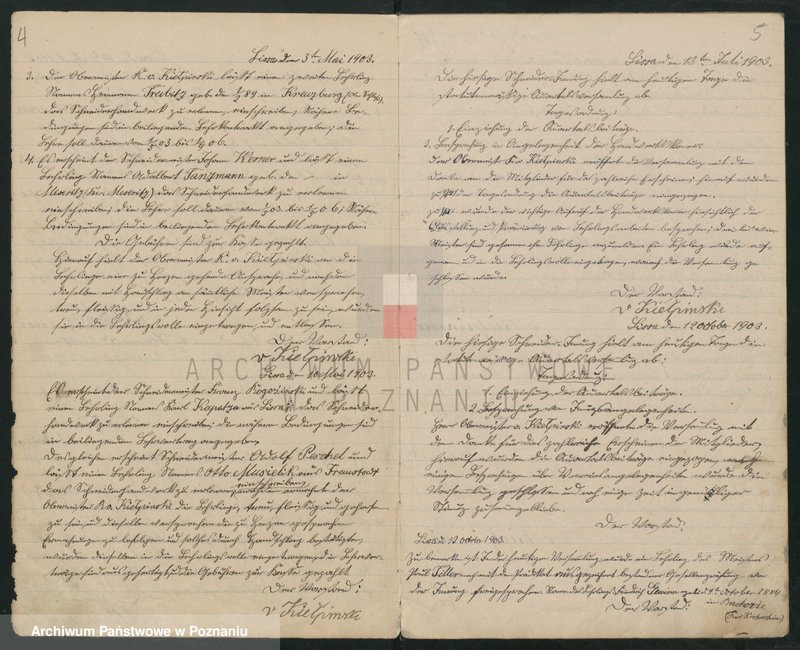 Obraz 4 z jednostki "Protokollbuch für die Schneiderinnung zu Lissa"