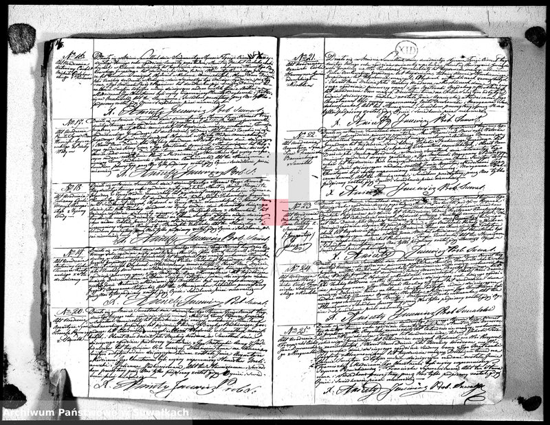 image.from.unit.number "Księga duplikat urodzonych, zaślubionych i zeszłych urzędnika stanu cywilnego, parafji suwalskiey na rok 1833"
