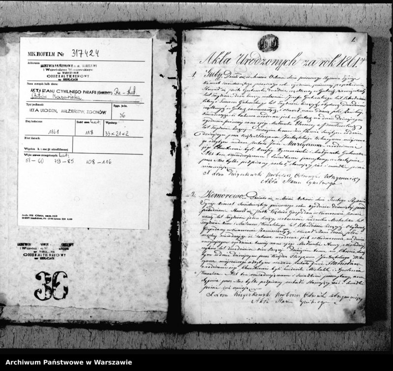 image.from.unit.number "Akta urodzeń, małżeństw i zgonów"