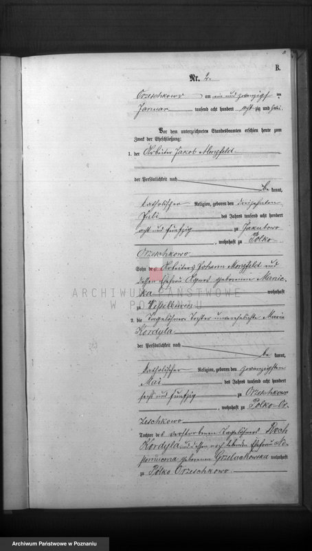 Obraz 5 z jednostki "Księga małżeństw"