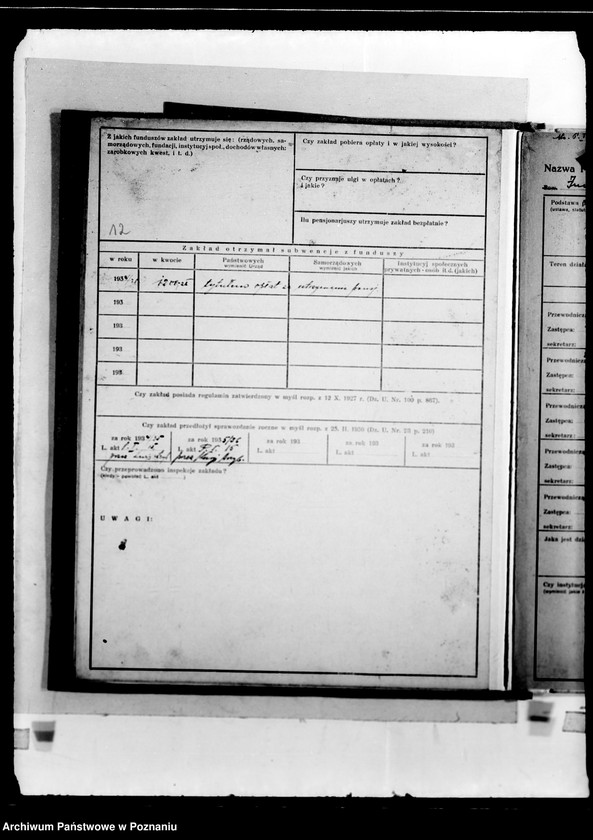 Obraz 16 z jednostki "/Zakłady opiekuńcze, kartoteka/"