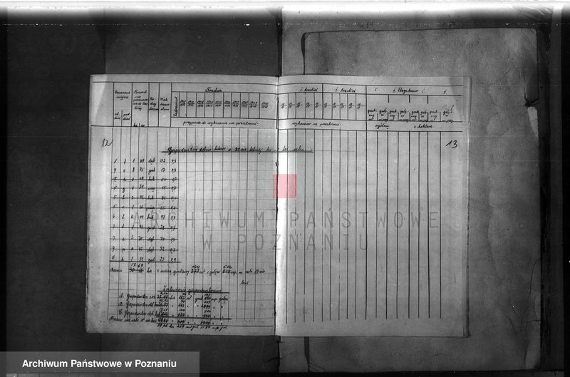 Obraz 14 z jednostki "Majętność leśna Ławica w powiecie międzychodzkim /plan urządzenia gospodarstwa leśnego/"