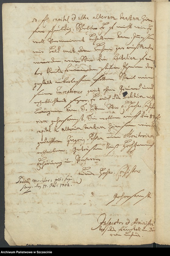 image.from.unit.number "Administrator des Fränkel- und Dörrren-Lehns zu Stargard gegen Gregorius Peßke und Kaufmann Jakob Pauli wegen Schulforderung"