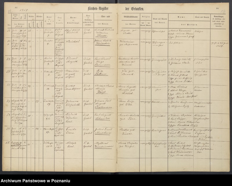 Obraz 9 z jednostki "Duplikat der Kirchenbucher uber Taufen, Trauungen und Begräbnisse"