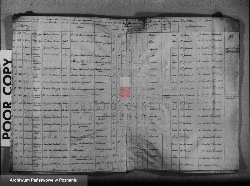 Obraz 11 z jednostki "Liber baptisatorum, copulatorum, mortuorum"