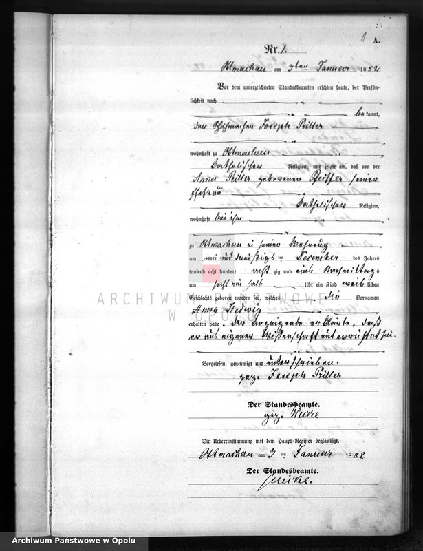 image.from.unit "Księga urodzeń U.St.Cyw. Otmuchów z roku 1882"