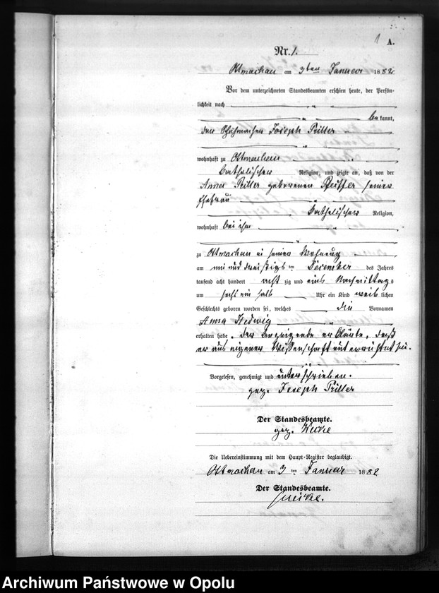 image.from.unit "Księga urodzeń U.St.Cyw. Otmuchów z roku 1882"