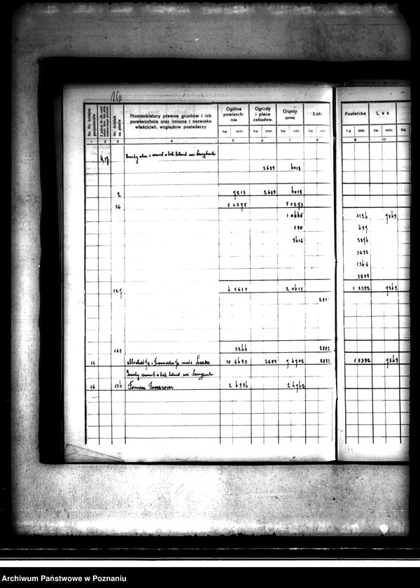 Obraz 20 z jednostki "Wieś i majątek Szczytniki powiat kaliski. Rejestr pomiarowy"